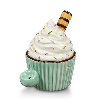 [FASH-06052] FASHIONCRAFT CERAMIC CUPCAKE PIPE #82547