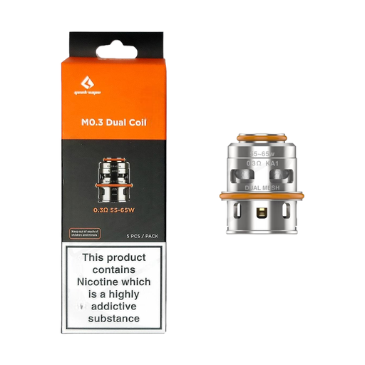 [GEE-00912] GEEK VAPE M SERIES 0.3OHM DUAL COIL 5CT