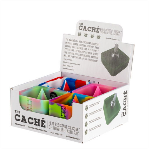 [HEMP-10677] HEMPER THE CACHE SILICONE DE-BOWLING ASHTRAY BOX OF 8