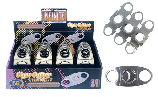 [INFI-14128] INFINITE METAL CIGAR CUTTER BOX OF 20 #XJD-07