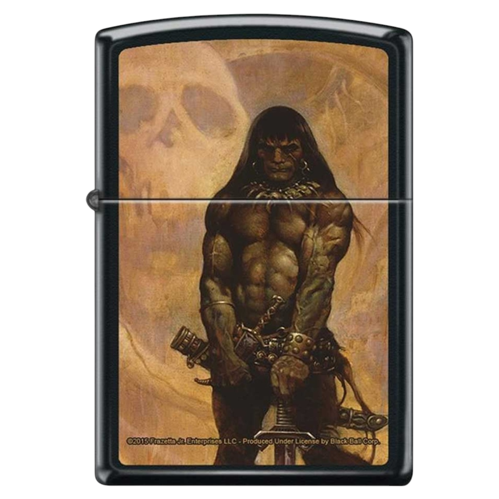 ZIPPO LIGHTER BARBARIAN DESIGN