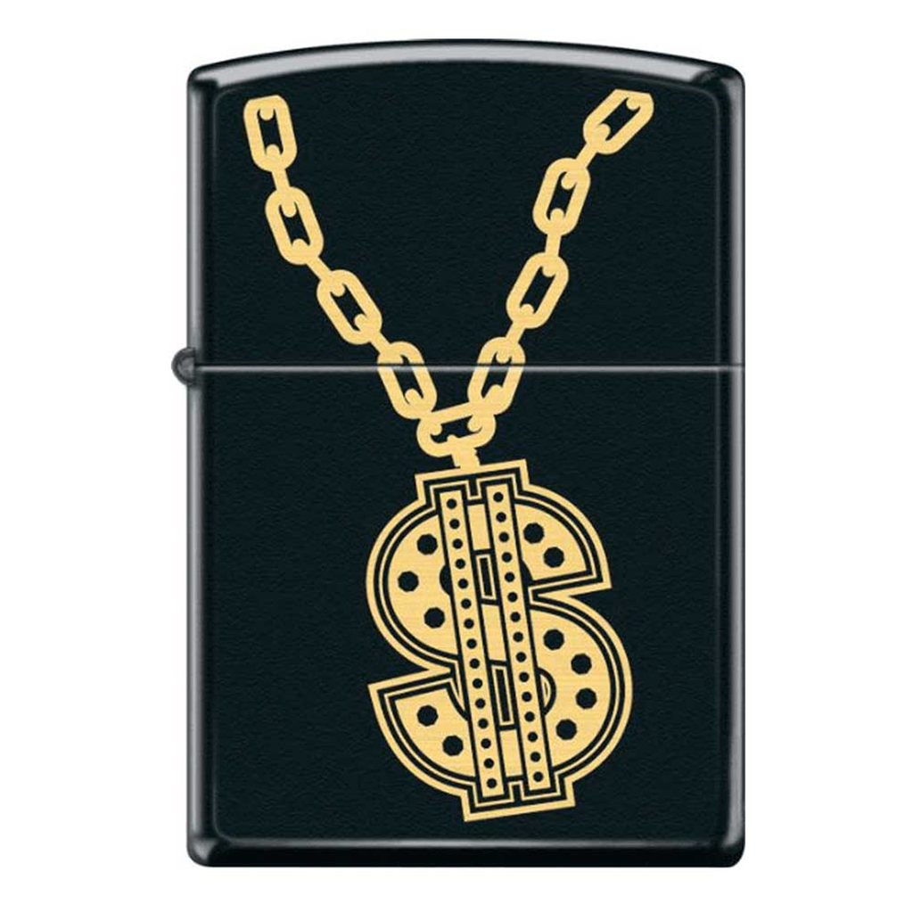 ZIPPO LIGHTER HIP HOP BLING CHAIN DESIGN