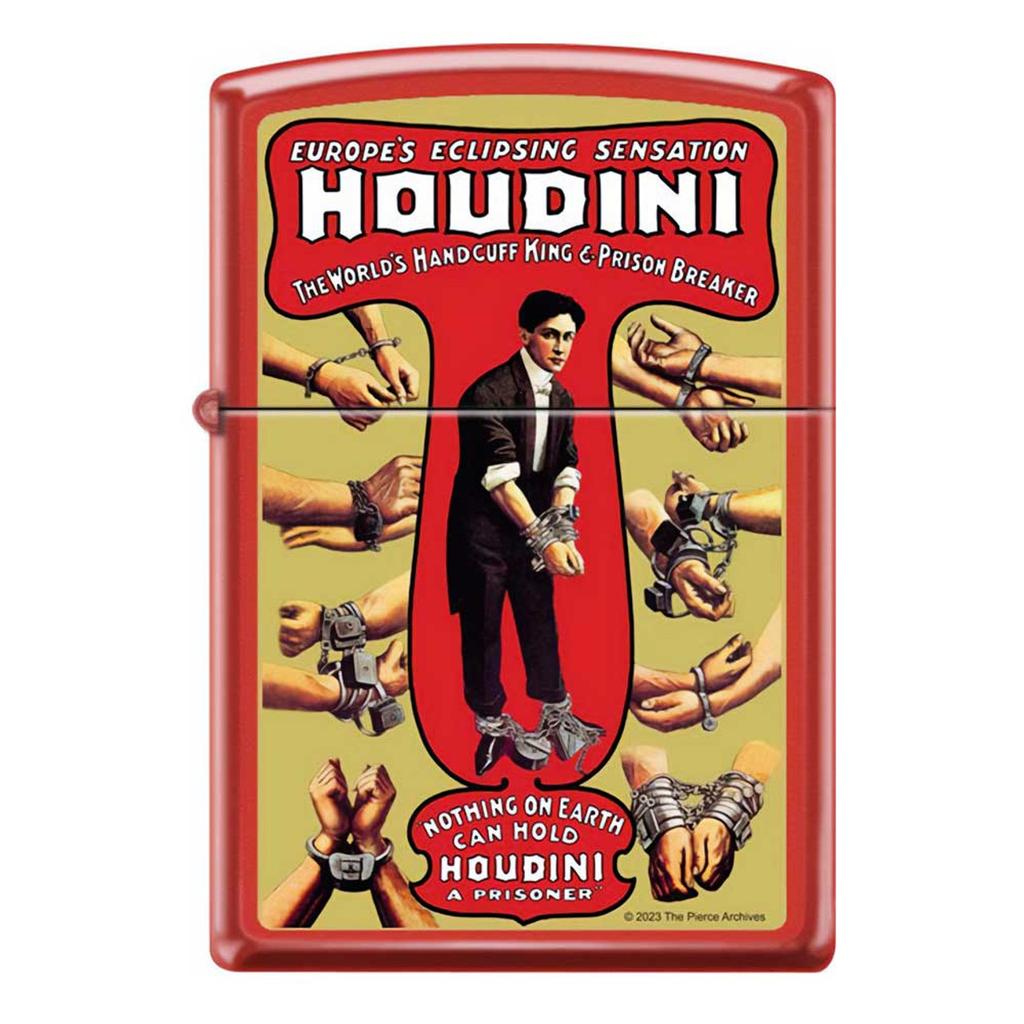 ZIPPO LIGHTER HOUDINI MAGIC WRISTS DESIGN
