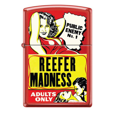 ZIPPO LIGHTER REEFER MADNESS DESIGN