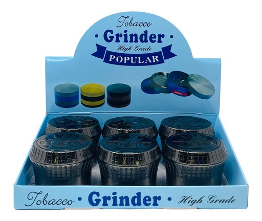 [TOBA-07999] TOBACCO GRINDER 4 PARTS #MD133DY-02MY BOX OF 6