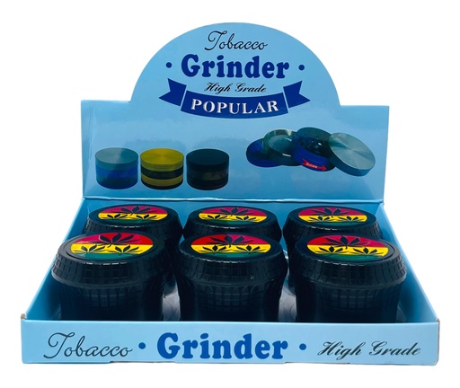 [TOBA-08013] TOBACCO GRINDER 4 PARTS #MD133DY-2MY BOX OF 6