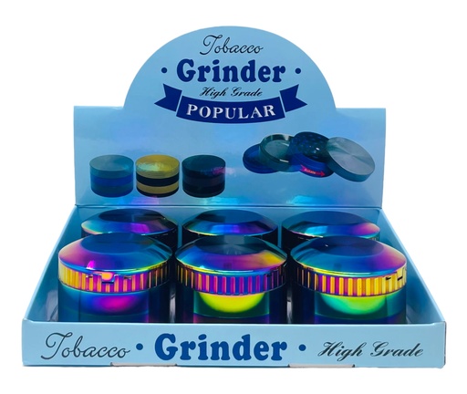 [TOBA-08019] TOBACCO GRINDER 4 PARTS #MD135XC BOX OF 6