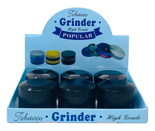 [TOBA-08027] TOBACCO GRINDER 4 PARTS #MD135 BOX OF 6
