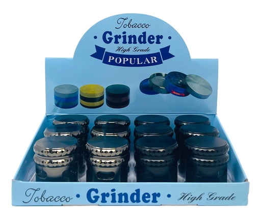 [TOBA-08041] TOBACCO GRINDER 4 PARTS #MD140KC BOX OF 12