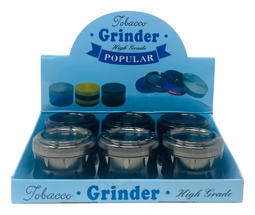 [TOBA-08049] TOBACCO GRINDER 4 PARTS #MD129 BOX OF 6