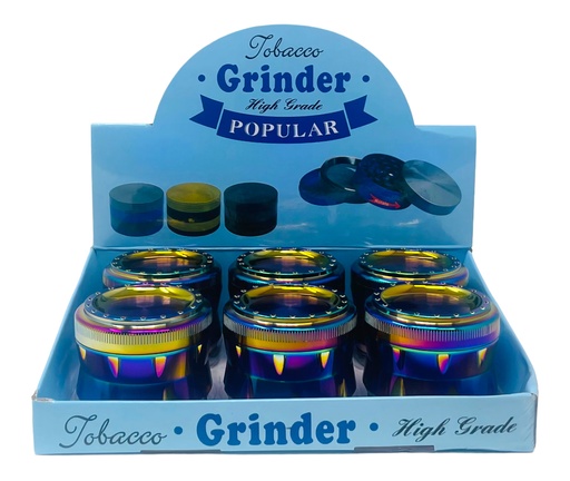 [TOBA-08051] TOBACCO GRINDER 4 PARTS #MD129XC BOX OF 6
