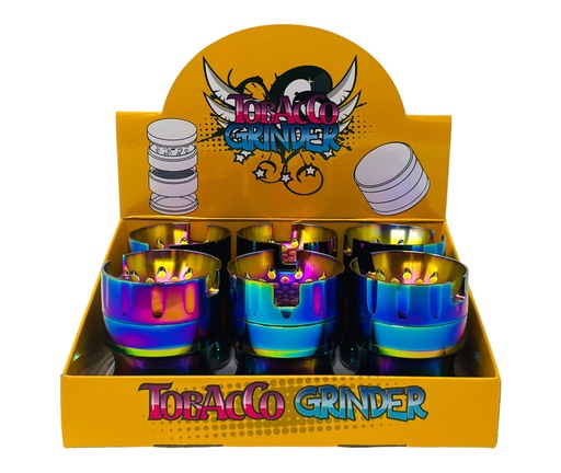 [TOBA-08059] TOBACCO GRINDER 4 PARTS #MD141FW-XC BOX OF 6