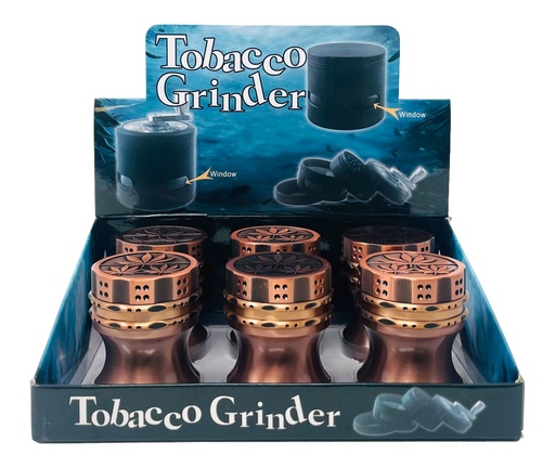 [TOBA-08075] TOBACCO GRINDER 4 PARTS #MD150JB-1MY-1 BOX OF 6