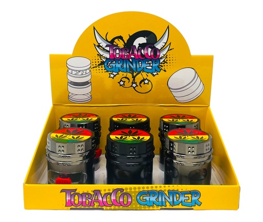 [TOBA-08081] TOBACCO GRINDER 4 PARTS #MD150KCDY-1MY-ST BOX OF 6