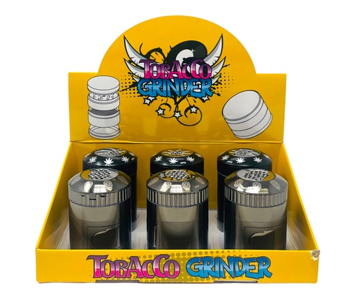 [TOBA-08085] TOBACCO GRINDER 4 PARTS #MD137LW-DYS BOX OF 6