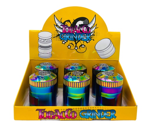 [TOBA-08093] TOBACCO GRINDER 4 PARTS #MD137KW-1GT-DYS-XC BOX OF 6