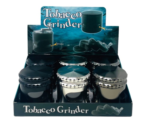 [TOBA-08097] TOBACCO GRINDER 4 PARTS #MD138SKC BOX OF 6