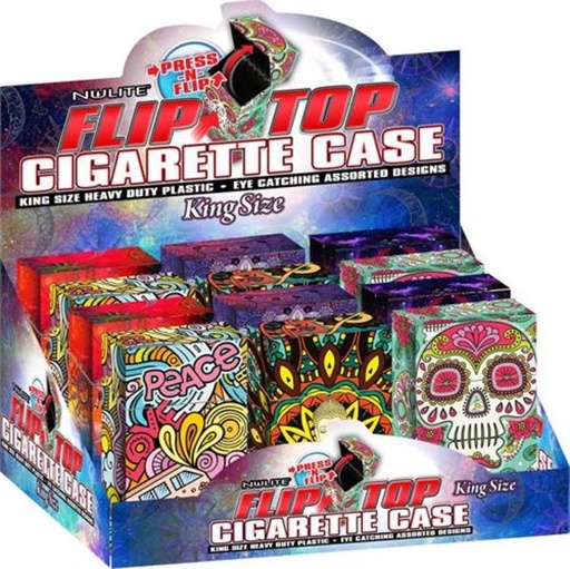 [INTREF01339] NULITE FLIP TOP CIGARETTE CASE KING SIZE TA-CC-212 BOX OF 12