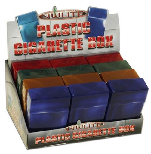 [INTREF01341] NULITE PLASTIC CIGARETTE CASE #TA-CC-203 BOX OF 12