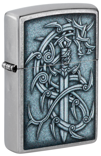 ZIPPO LIGHTER MEDIEVAL MYTHOLOGICAL DESIGN 48365