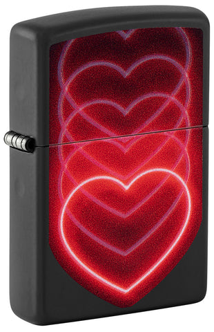 ZIPPO LIGHTER HEARTS DESIGN 48593