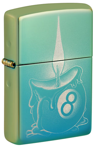 ZIPPO LIGHTER EIGHT BALL TATTOO DESIGN 48615