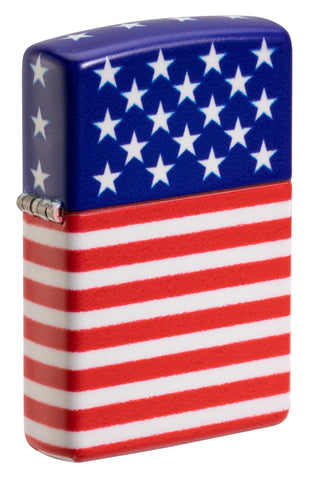 ZIPPO LIGHTER STARS AND STRIPES FLAG DESIGN 48700