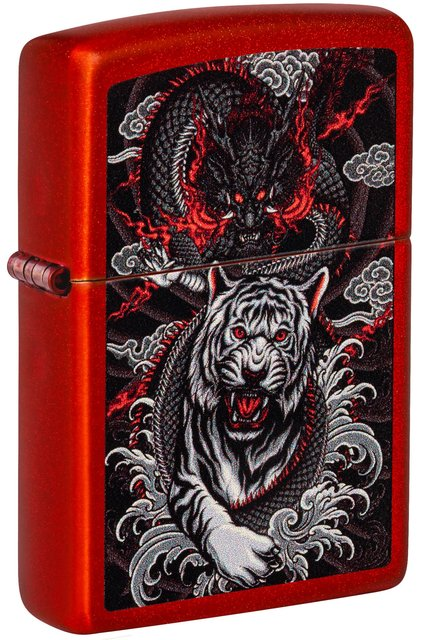 ZIPPO LIGHTER DRAGON TIGER DESIGN 48933