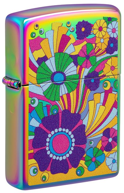 ZIPPO LIGHTER VINTAGE FLOWERS DESIGN 48997