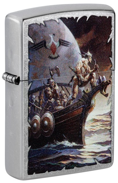 ZIPPO LIGHTER FRANK FRAZETTA KANE ON THE GOLDEN SEA 48953
