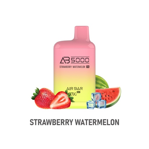 [AIR -19418] AIR BAR AB5000 5% DISPOSABLE BOX OF 10 (STRAWBERRY WATERMELON)