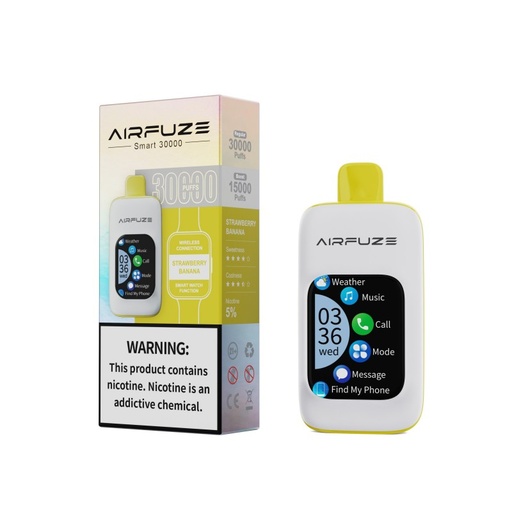 [AIRF-27406] AIRFUZE SMART 30000 5% DISPOSABLE BOX OF 5 (STRAWBERRY BANANA)