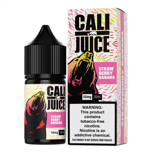 [CAL-04494] CALI JUICE SYNTHETIC SALT 30ML (STRAWBERRY BANANA, 50MG)