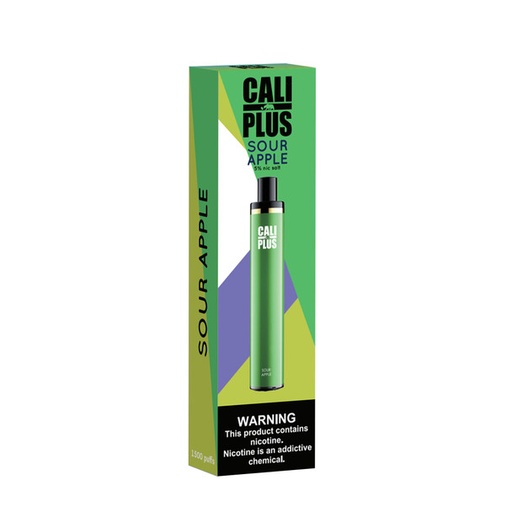 [CALI-05697] CALI PLUS 5% DISPOSABLE BOX OF 6 (SOUR APPLE)