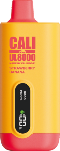 [CALI-15660] CALI UL8000 5% DISPOSABLE BOX OF 6 (STRAWBERRY BANANA)
