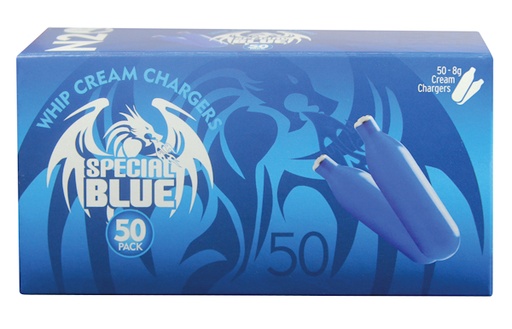 [INTREF00281] CASE SPECIAL BLUE WHIP CREAM CHARGERS (50CT BOX 12)