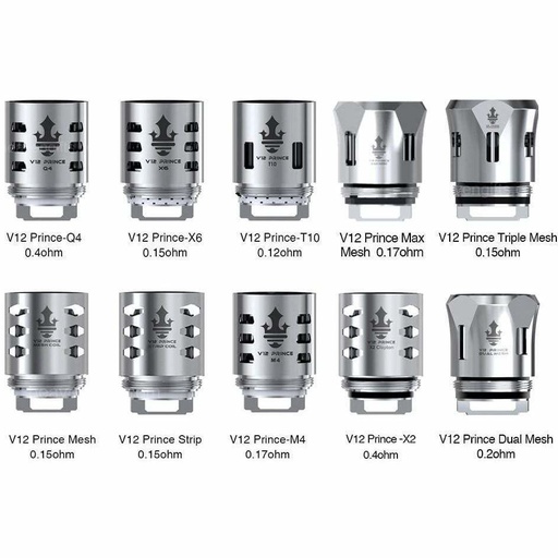[6970232215593] SMOK V12 PRINCE Q4 0.4OHM COIL 3CT