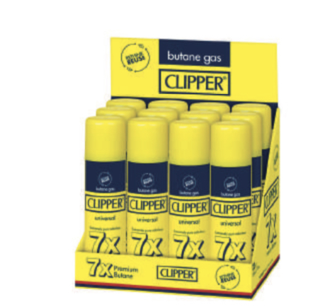 [INTREF00302] CLIPPER 7X BUTANE 300ML BOX OF 12 (REGULAR)