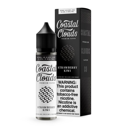 [ITM151021021210] COASTAL CLOUDS SYNTHETIC NICOTINE 60ML (STRAWBERRY KIWI, 3MG)