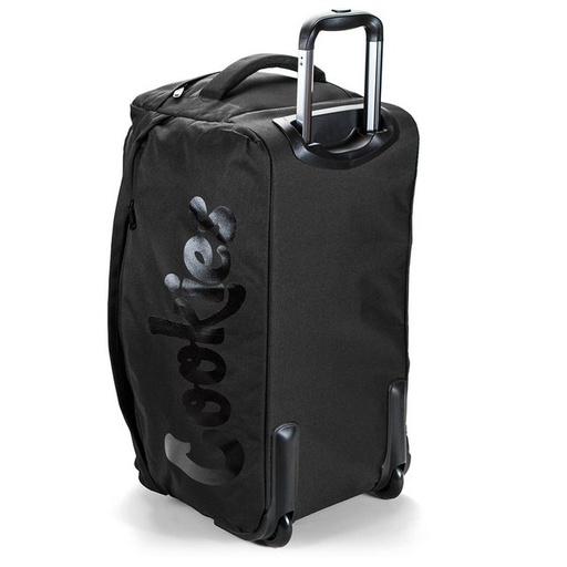 [ITM240421017582] COOKIES TRAVEL BAG TREK ROLLER NYLON (BLACK)