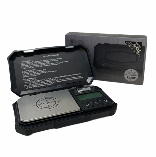 [ITM070621018536] CR JDS-RX30 PORTABLE DIGITAL SCALE 30G X 0.001G (BLACK)