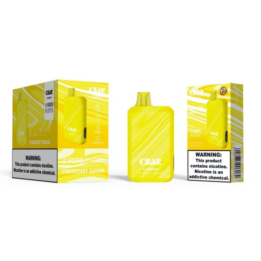 [CZAR-19360] CZAR CZ9000 5% DISPOSABLE BOX OF 5 (STRAWBERRY BANANA)