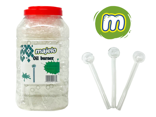 [AB L-06806] MAJELO 6" GLASS OIL BURNER 60CT JAR