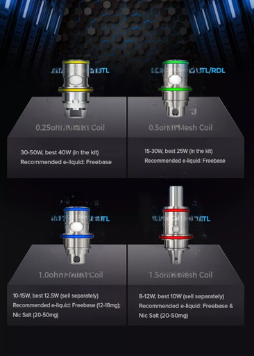 [FRE-01205] FREEMAX FIRELUKE 22 DTL MESH COIL 5CT (0.25OHM)