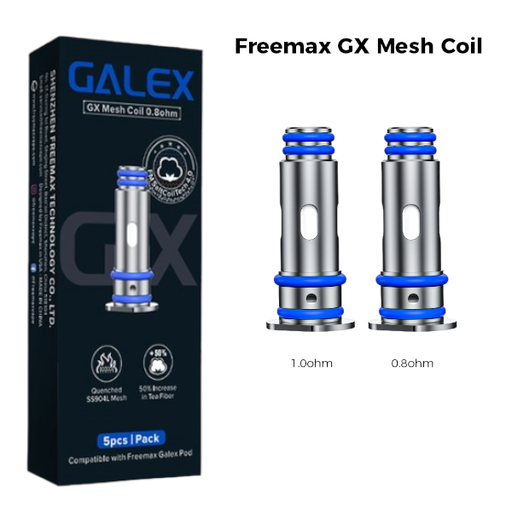 [FREE-12913] FREEMAX GALEX GX-P MESH COIL 5CT (1.0OHM)