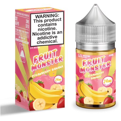 [INTREF05219] FRUIT MONSTER SYNTHETIC SALT 30ML (STRAWBERRY BANANA, 24MG)