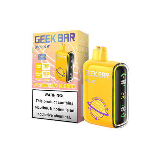 [GEEK-19384] GEEK BAR PULSE 5% DISPOSABLE 15000 PUFFS BOX OF 5 (STRAWBERRY BANANA)