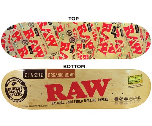 [INTREF01588] RAW SKATE BOARD DECK S7 STANDARD 8.375x32"
