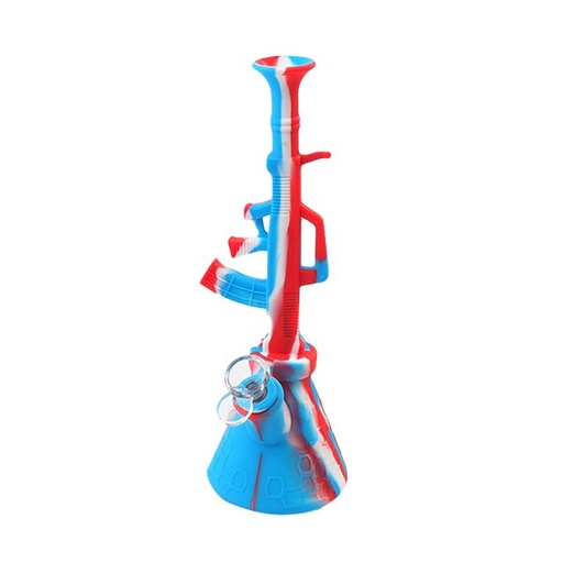 [INTREF01653] SILICONE WATER PIPE AK47 11.5" H47