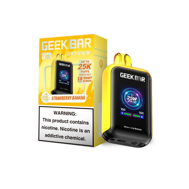GEEK BAR SKY VIEW 5% DISPOSABLE 25000 PUFFS BOX OF 5